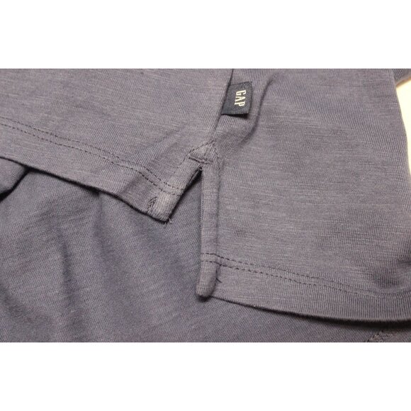 Gap men's three button long raglan sleeve blue cotton Henley M - Picture 7 of 12